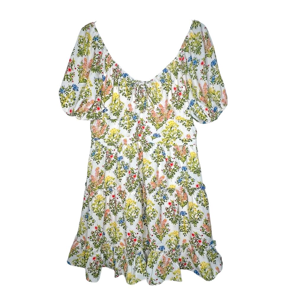 Laundry By Shelli Segal Botanical Print Mini Dress
